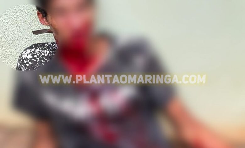 Fotos de Rapaz é intubado após ter faca cravada no pescoço em Maringá 
