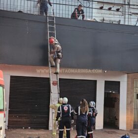 Fotos de Trabalhador de 72 anos, que sofreu uma descarga elétrica de 13 mil volts em Maringá, morre no hospital