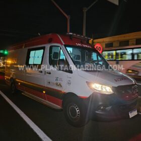 Fotos de Ciclista de 18 anos é intubado após ser atropelado por caminhão em Maringá.