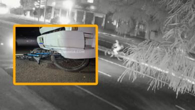 Fotos de Ciclista de 18 anos é intubado após ser atropelado por caminhão em Maringá.