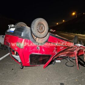 Família a caminho de uma pizzaria para comemorar um aniversário sofre acidente em Maringá Foto 1 Fotos de Família a caminho de uma pizzaria para comemorar um aniversário sofre acidente em Maringá