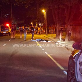 Fotos de Homem é executado com vários tiros em Maringá 