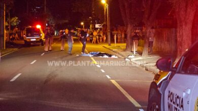 Fotos de Homem é executado com vários tiros em Maringá 