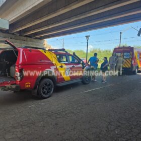 Fotos de Homem tem pernas esmagadas e morre após ser atropelado por carreta em Maringá