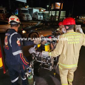 Fotos de Moça é socorrida em estado gravíssimo após ter moto arrastada por ônibus em Maringá