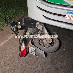 Fotos de Moça é socorrida em estado gravíssimo após ter moto arrastada por ônibus em Maringá