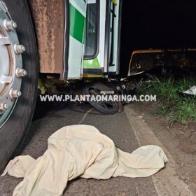 Fotos de Moça é socorrida em estado gravíssimo após ter moto arrastada por ônibus em Maringá