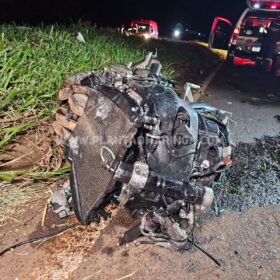 Fotos de Motociclista morre após bater em três carretas, um caminhão e um carro em Marialva