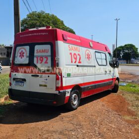 Fotos de Motorista derruba poste e bate em motociclista em Maringá