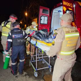 Fotos de Mulher com tornozeleira eletrônica é intubada após ser atingida por 15 tiros em Sarandi 