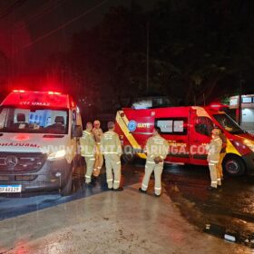 Fotos de Mulher é intubada após ser atropelada por caminhão em Maringá