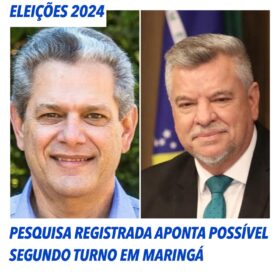 Fotos de Paraná Pesquisas aponta que se eleições fossem hoje, haveria segundo turno em Maringá