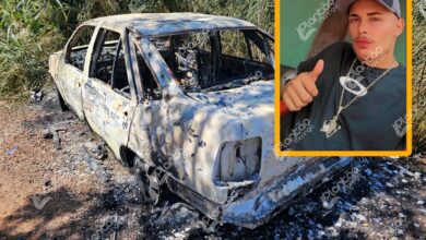 Fotos de Polícia investiga se carro encontrado incendiado foi usado em execução, em Sarandi