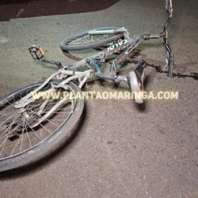 Fotos de Ciclista é intubado após colisão com ônibus do transporte coletivo em Maringá