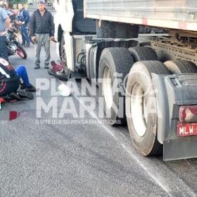 Fotos de Morre no hospital jovem que sofreu acidente a caminho do trabalho em Maringá