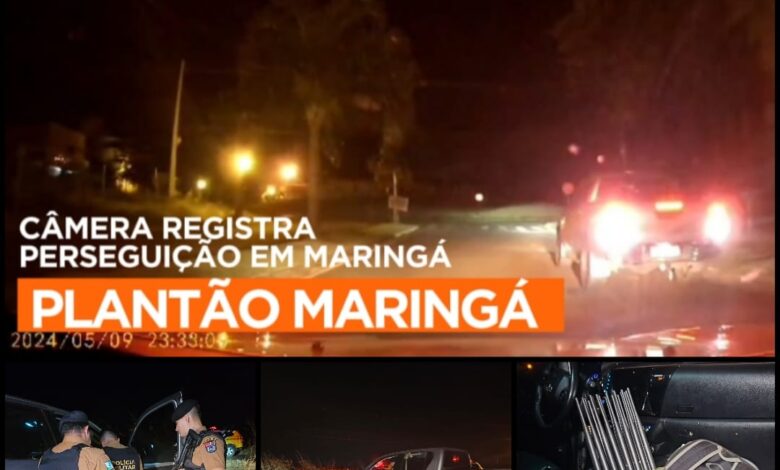 Fotos de Após perseguição, polícia consegue recuperar caminhonete roubada em Maringá