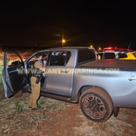 Fotos de Após perseguição, polícia consegue recuperar caminhonete roubada em Maringá