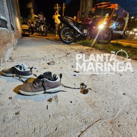Fotos de Câmera registra carro avançando preferencial e provocando grave acidente em Maringá