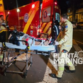 Fotos de Câmera registra carro avançando preferencial e provocando grave acidente em Maringá