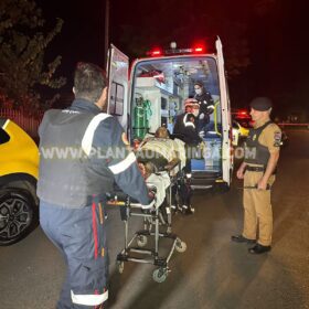 Fotos de Carro que pode ter sido utilizado em tentativa de homicídio em Maringá é localizado incendiado