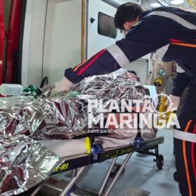 Fotos de Homem é baleado na cabeça durante suposta tentativa de assalto, em Maringá