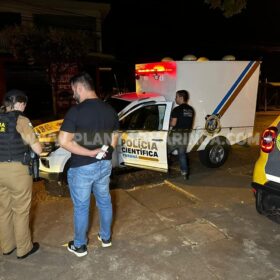 Fotos de Homem é executado a tiros dentro de caminhonete em Maringá; ele teria sido vítima de uma emboscada