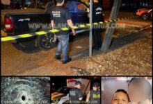 Fotos de Homem é executado a tiros dentro de caminhonete em Maringá; ele teria sido vítima de uma emboscada