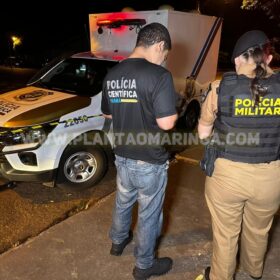 Fotos de Homem é executado a tiros dentro de caminhonete em Maringá; ele teria sido vítima de uma emboscada