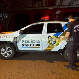 Fotos de Homem é executado a tiros dentro de caminhonete em Maringá; ele teria sido vítima de uma emboscada