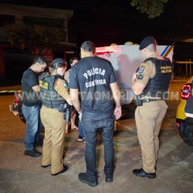 Fotos de Homem é executado a tiros dentro de caminhonete em Maringá; ele teria sido vítima de uma emboscada