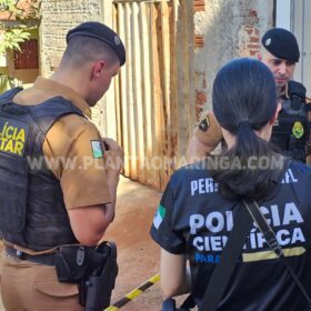 Fotos de Homem é executado com 14 tiros no quintal de uma residência, em Maringá 