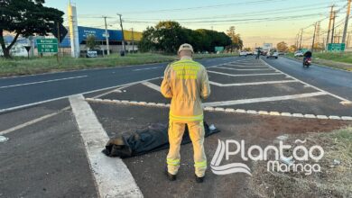 Fotos de Homem morre após ser atropelado em Maringá e motorista foge sem prestar socorro 