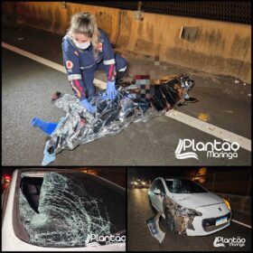 Homem morre atropelado por carro ao tentar atravessar BR-376 em Sarandi Foto 1 Fotos de Homem morre atropelado por carro ao tentar atravessar BR-376 em Sarandi