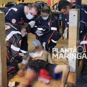 Fotos de Jovem é socorrido com ferimentos graves após ser esfaqueado e acaba preso em Sarandi 