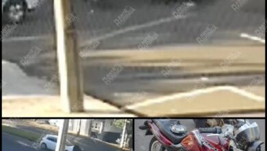Fotos de VÍDEO: Ladrão furta moto avança preferencial e sofre acidente em Maringá
