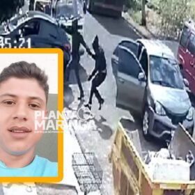 Fotos de Vídeo mostra homens encapuzados executando homem na frente da esposa e da filha com 19 tiros em Maringá