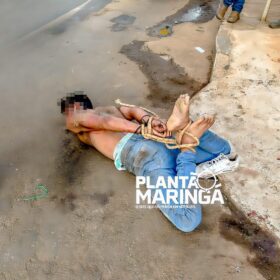 Homem é amarrado e preso após atirar contra jovens em bar de Sarandi Foto 1 Fotos de Homem é amarrado e preso após atirar contra jovens em bar de Sarandi