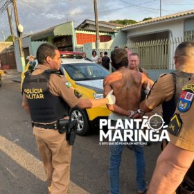 Fotos de Homem é amarrado e preso após atirar contra jovens em bar de Sarandi 
