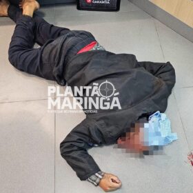 Homem é esfaqueado na cabeça no centro de Maringá Foto 1 Fotos de Homem é esfaqueado na cabeça no centro de Maringá