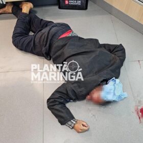 Homem é esfaqueado na cabeça no centro de Maringá Foto 5 Fotos de Homem é esfaqueado na cabeça no centro de Maringá