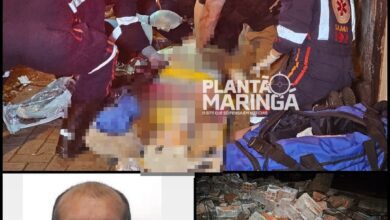 Fotos de Homem que morreu durante demolição de casa é identificado em Maringá