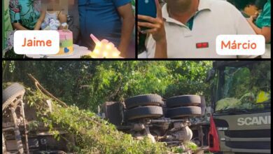 Fotos de Morre segunda vítima de acidente com caminhão betoneira em Maringá