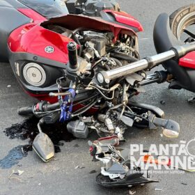 Motociclista é intubado e socorrido de helicóptero após acidente - câmera registrou a colisão Foto 1 Fotos de Motociclista é intubado e socorrido de helicóptero após acidente - câmera registrou a colisão