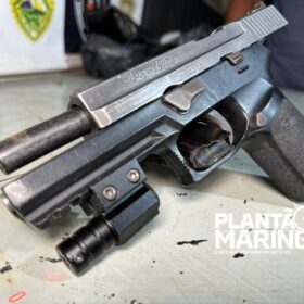 Fotos de Polícia prende homem com pistola, touca balaclava e cocaína em Maringá 
