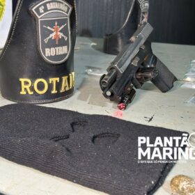 Fotos de Polícia prende homem com pistola, touca balaclava e cocaína em Maringá 
