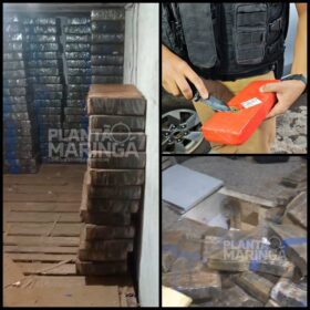 Polícia Rodoviária Estadual encontra 'bunker' do tráfico de drogas em Maringá e apreende quase 6 toneladas de maconha Foto 1 Fotos de Polícia Rodoviária Estadual encontra 'bunker' do tráfico de drogas em Maringá e apreende quase 6 toneladas de maconha