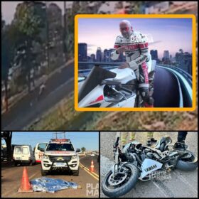 Fotos de Vídeo mostra acidente com moto de alta cilindrada que matou motociclista e pedestre em Maringá; as vítimas foram identificadas