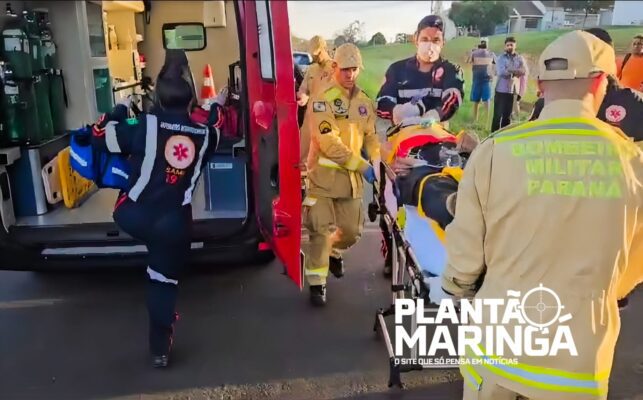 Ciclista de 73 anos é intubado após colisão com carro em Maringá Foto 1 Fotos de Ciclista de 73 anos é intubado após colisão com carro em Maringá