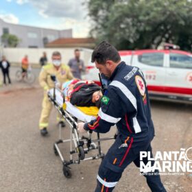 Homem é esfaqueado em Maringá e socorrido em estado grave Foto 1 Fotos de Homem é esfaqueado em Maringá e socorrido em estado grave