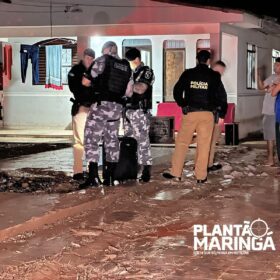 Fotos de Homem que matou amigo a facadas em alojamento se apresenta à polícia em Maringá e alega legítima defesa